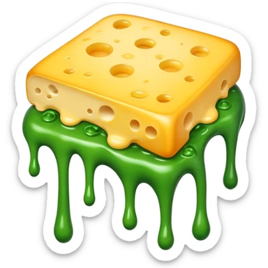 ooze and cheese sticker