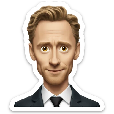 tom hiddleston  sticker