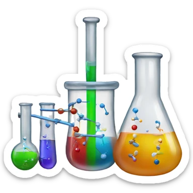 Chemistry instruments sticker