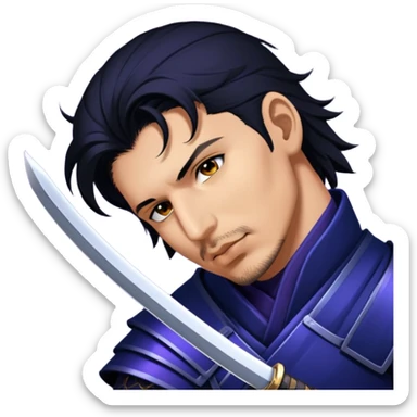 Mystic Samurai sticker