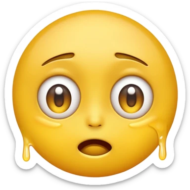 overstimulated yellow standard emoji overwhelmed  sticker