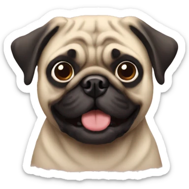 pug emoji sticker