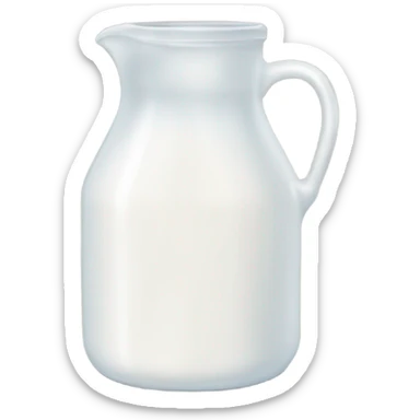 Milk jug  sticker