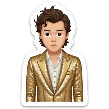 Harry Styles during Love on tour sticker