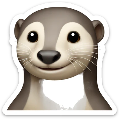 anteater Otter sticker