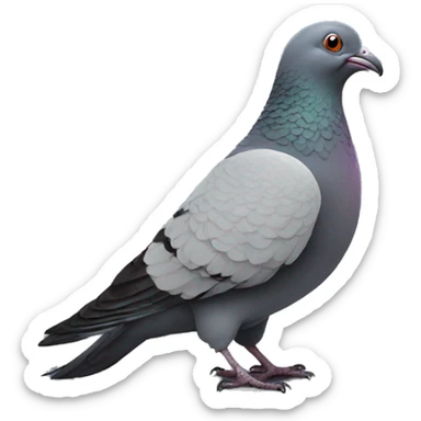 very very evil pigeon sticker