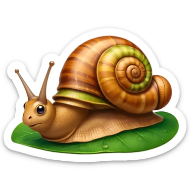 garden snail sticker