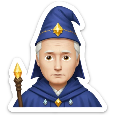 Putin Wizard sticker