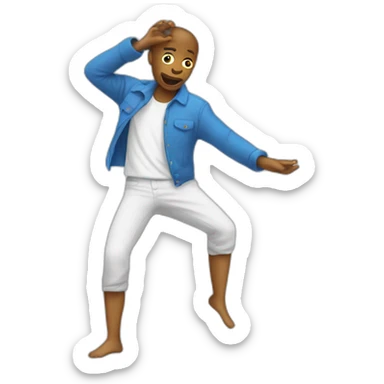 Emoji de base qui fais un dab sticker