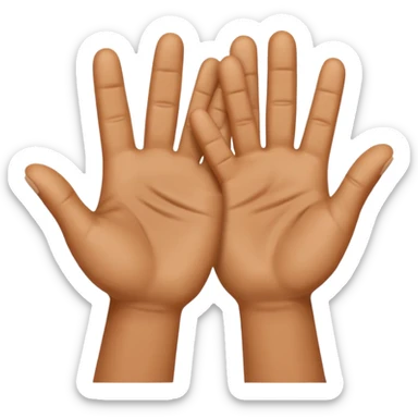 clapping hands sticker