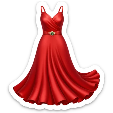 dress xmas sticker