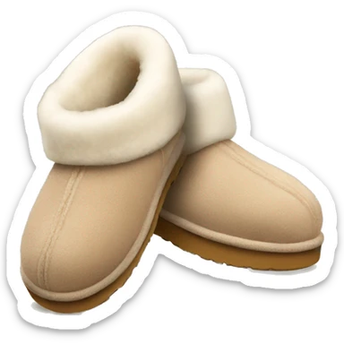 Ugg slippers sticker