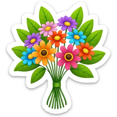 flowers sticker