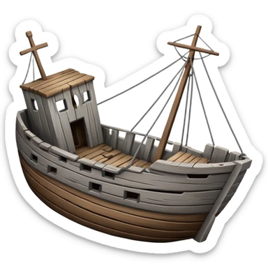 Shipwreck sticker