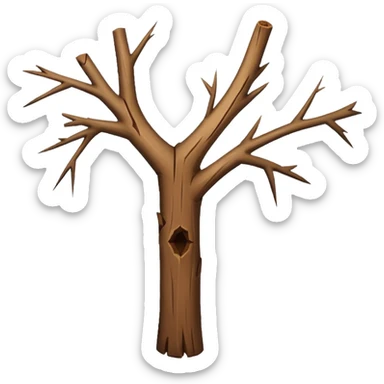 tree stick sticker