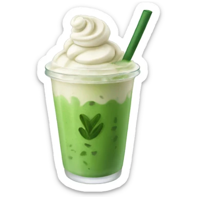 Ice Matcha Latte sticker