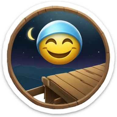 un squelette au sourire malicieux tape frénétiquement sur un tonneau en bois ancien. Ses os blancs, polis par le temps et la lune, luisent d'une étrange lumière dans l'obscurité. sticker