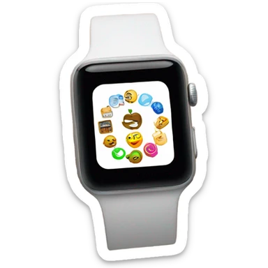  apple watch on the hand sticker
