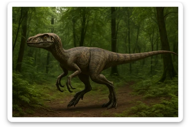 Velociraptor sticker