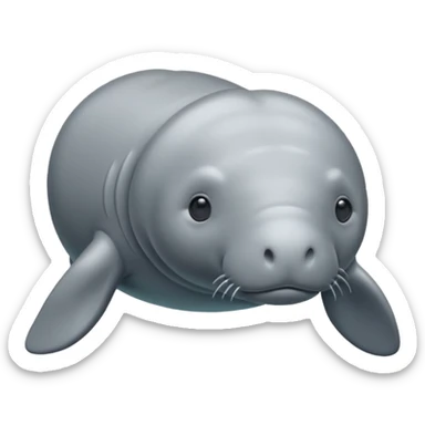 Manatee sticker