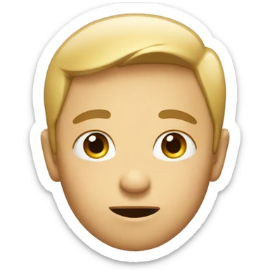 shy fac looking the top sticker