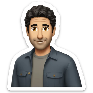 ross geller sticker