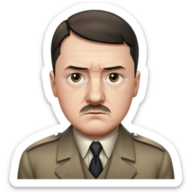 Babyface Adolf Hitler sticker