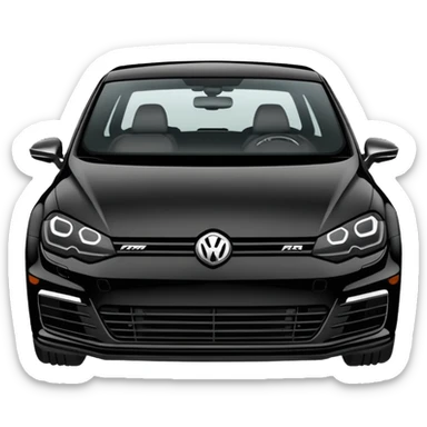 Black Edition Golf R MK7  sticker