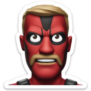 conor mcgregor costume Deadpool sticker