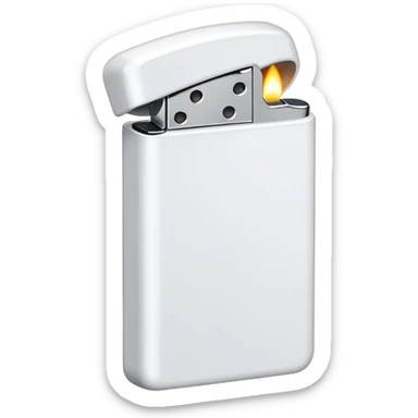 white lighter sticker