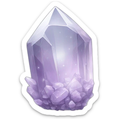 quartz crystal sticker