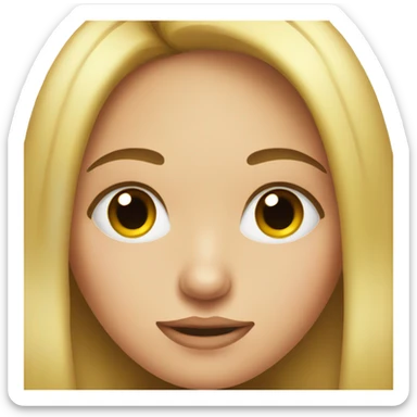 girl with lazy eye sticker