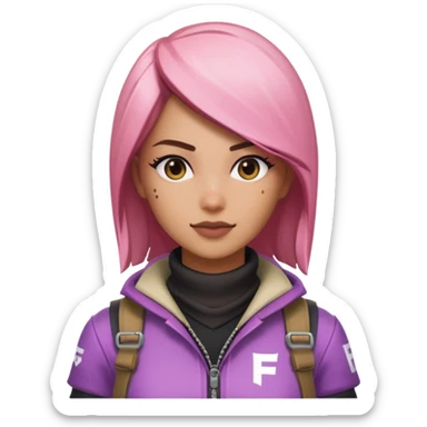 rubi estivant in fortnite sticker