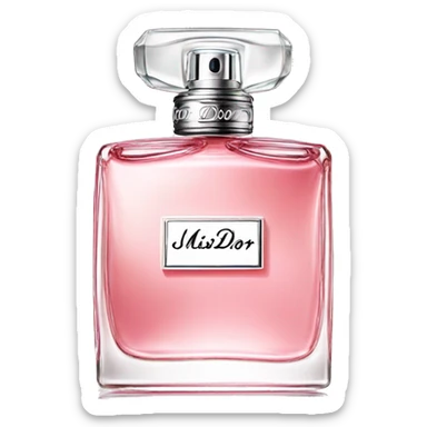 Miss dior perfume sticker