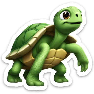 Super héros tortue sticker