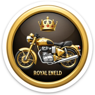 Royal enfield logo emoji sticker