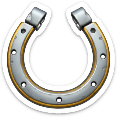 Horseshoe sticker