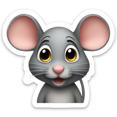 A little mouse that is stinky  sticker