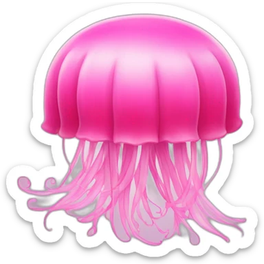 cherry-blossom-pink-jellyfish sticker