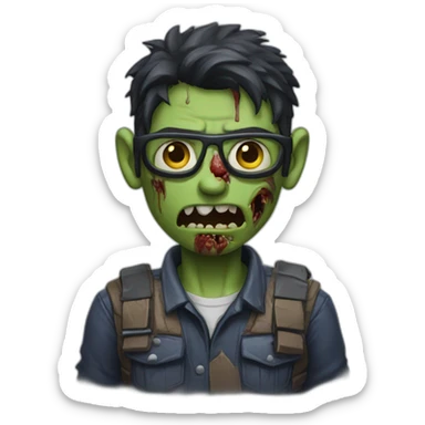 Kishan Vasani zombie sticker