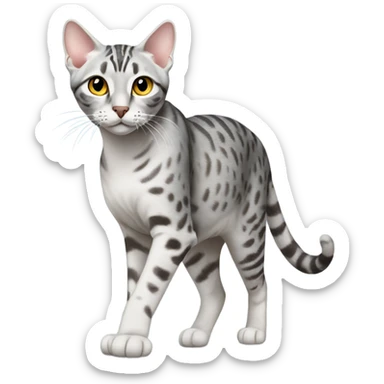 Egyptian Mau cat walking sticker