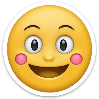 Smile emoji  sticker