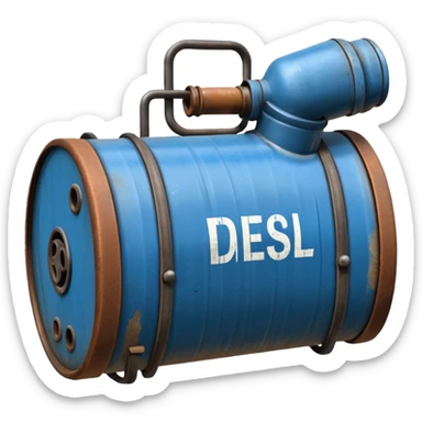 diesel canister sticker