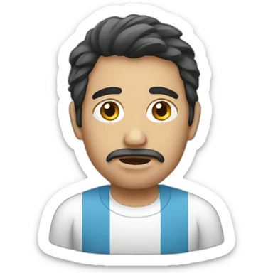 Poor argentine sticker