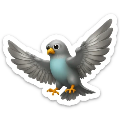 Un cafard avec  des ailes sticker