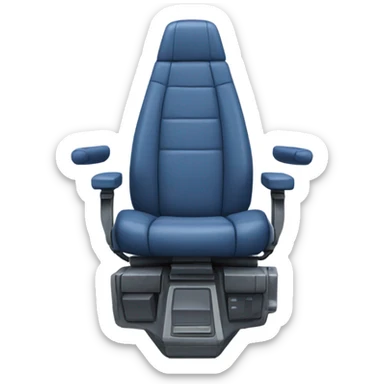 Spaceship’s captain’s seat sticker