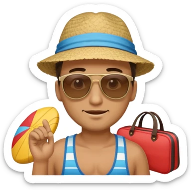 I told him about the beach sticker