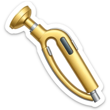 Mac or Miller laryngoscope golden  sticker