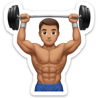 man lifting weights

 sticker