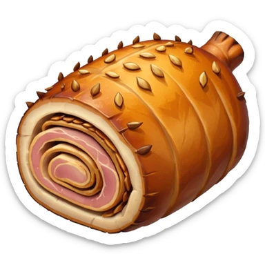 a roasted joint of pork emoji sticker